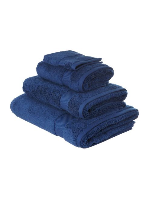 Image of Luxury Hotel Collection Zero Twist Bath Towel In Navy
