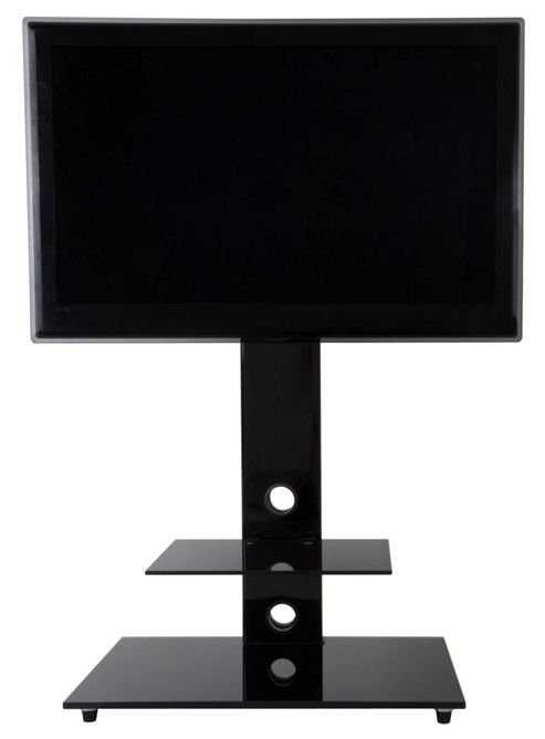 Image of Avf Lesina Piano Black Cantilever Tv Stand