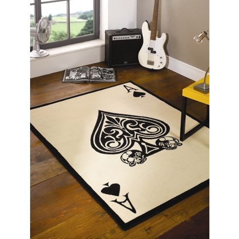 Image of Retro Funky Ace Of Spades Multi 120x160 Cm Rug