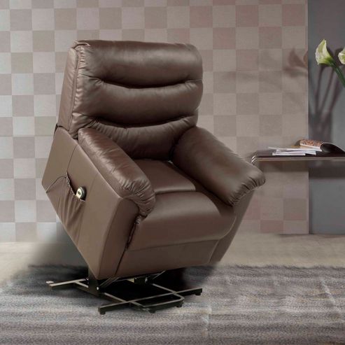 Image of Birlea Regency Rise Recliner Chair - Brown