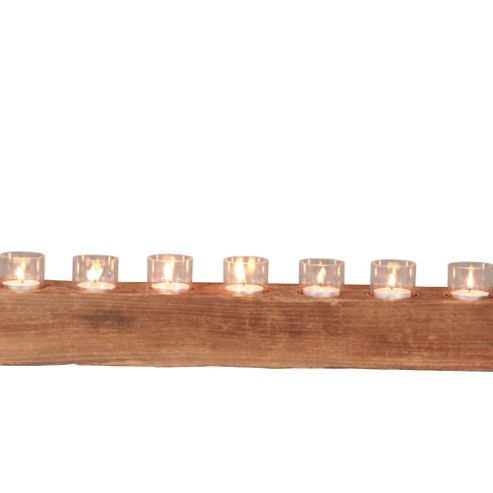 Image of Katigi Designs 60cm Reclaimed Wood Candle Holder