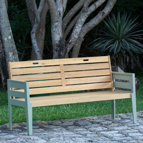 Image of Norfolk Leisure Florenity Timber Bench - 85 Cm H X 152 Cm W X 62 Cm D