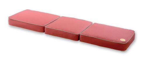 Image of Glencrest Seatex Bespoke 3 Seater Bench Cushion - Terracotta