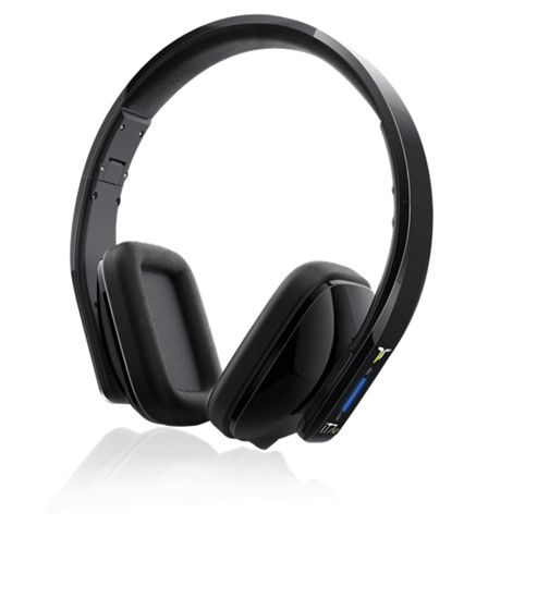Image of It7x2 Bluetooth Wireless Headphones Black Glossy