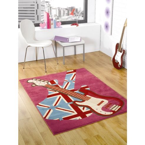 Image of Retro Funky Girls Rock Multi 120x160 Cm Rug