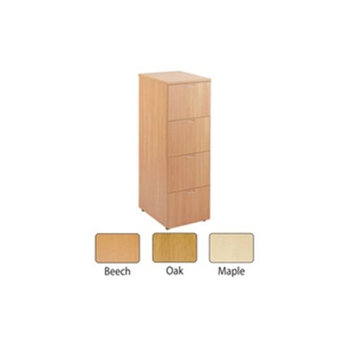 Image of Jemini 4-drawer Filing Cabinet Oak Kf71959