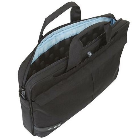 Image of Techair Series 3 Model 3201 Toploading Premium Modern Classic Notebook Case (black) For 15 Inch - 156 Inch Laptops