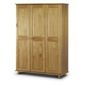 Julian Bowen Pickwick 3 Door Wardrobe with Fitted