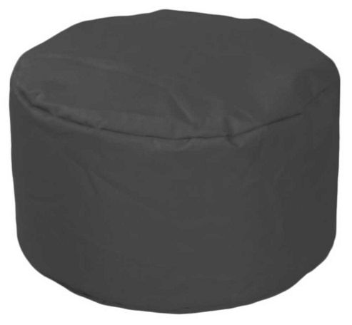 Image of Valufurniture Round Stool Black Bean Bag