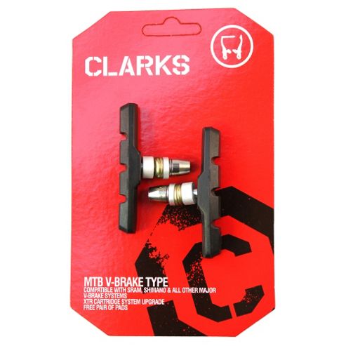 Image of Clarks Mtb/hybrid V-brake Pads 70mm Cantilever Brake Block Threaded Type, Black