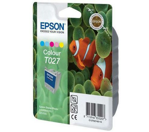 Image of Epson T027 5-colour Ink Cartridge For Stylus Photo 810/830/830u/925/935 Printers