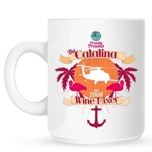 Image of The Catalina Wine Mixer 10oz Ceramic Mug