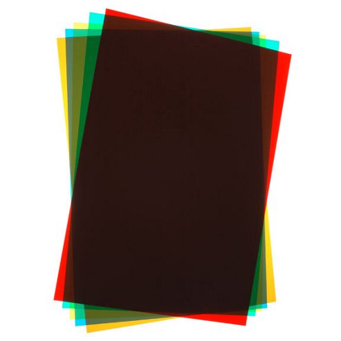 Image of Coloured Acetate A4 - Assorted