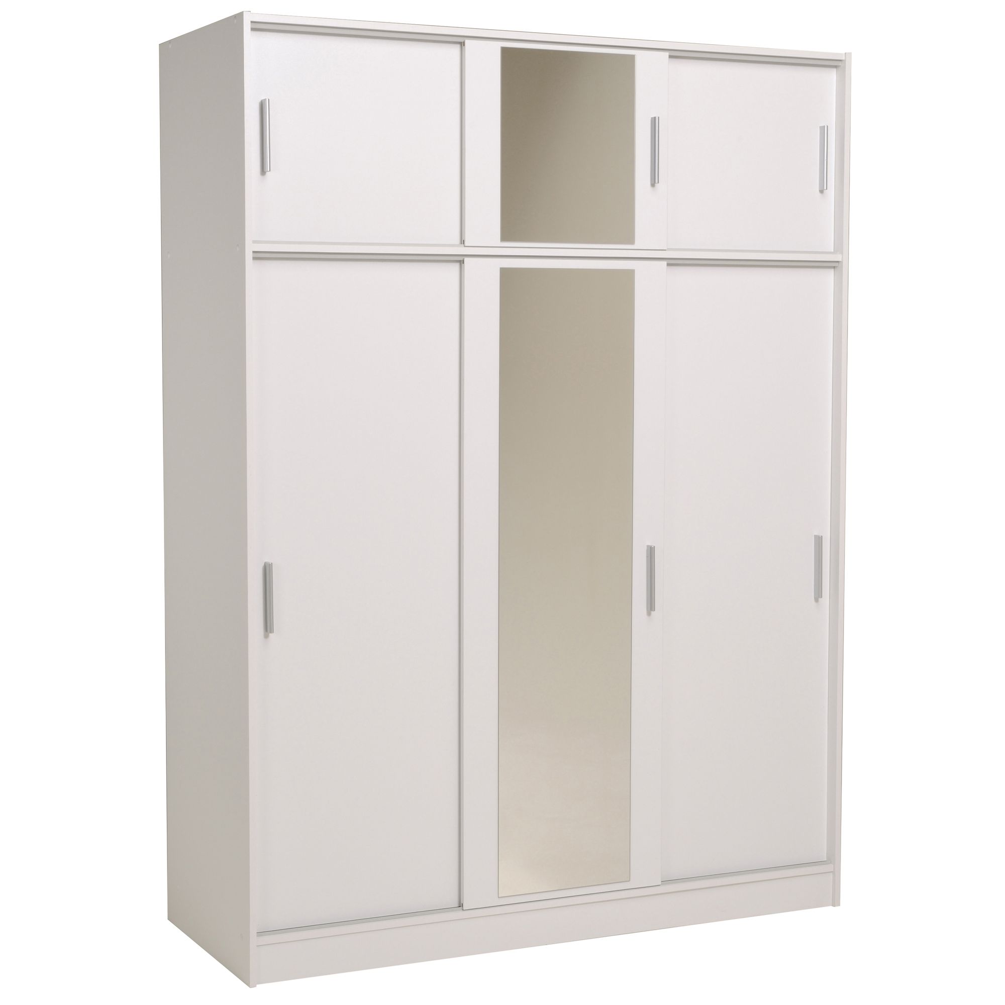 Parisot Alicia 149 cm Wardrobe - Megeve White at Tesco Direct