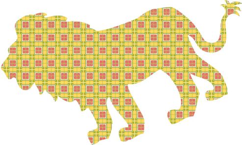 Image of Zoowallogy Ozzie The Lion Wall Art