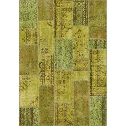 Image of Angelo Up-cycle Green Water Rug - 240cm X 170cm (7 Ft 10.5 In X 5 Ft 7 In)