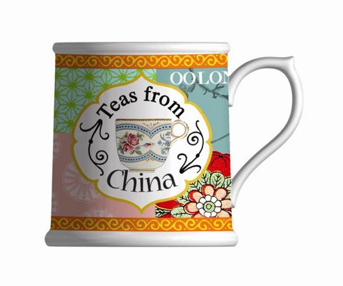 Image of Royal Worcester Teas From China Single Tankard Style Mug