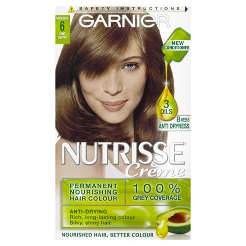 Image of Garnier Nutrisse Sandalwood 6 Light Brown