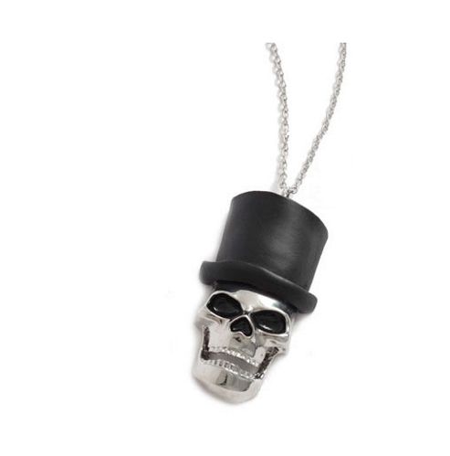 Image of Skull And Top Hat Pendant