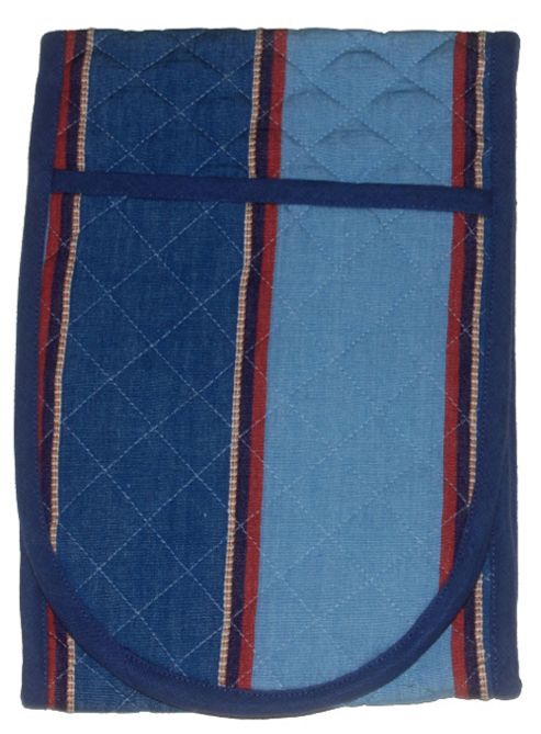 Image of Sterck Muskatoo Blue Stripe Double Oven Glove