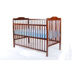 V&M Silvia Cot in Walnut, Natural Wood or White - Natural Wood