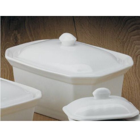 Image of Cks Porcelain Large White Terrine