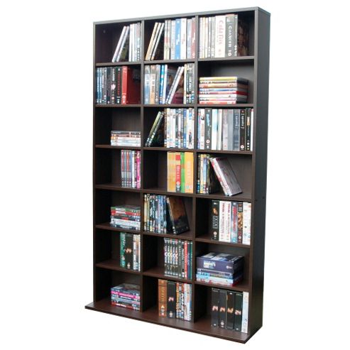 Image of Pigeon Hole - 588 Cd / 378 Dvd Blu-ray Media Storage Unit - Dark Oak