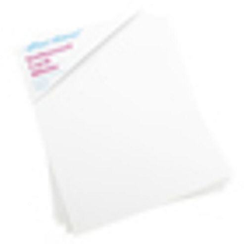 Image of Embossed Card A4 White - 6 Pk