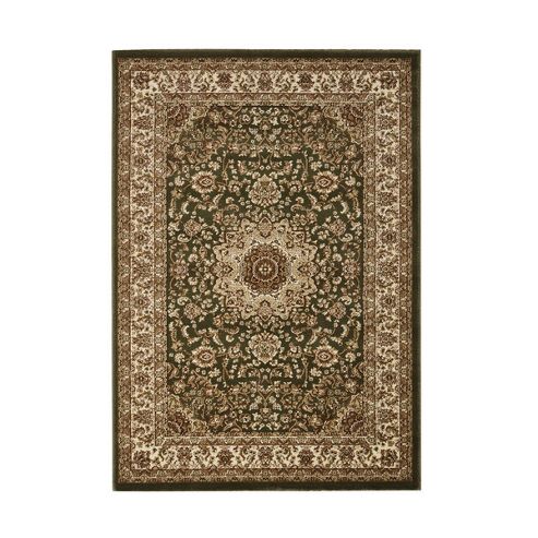 Image of Think Rugs Regency Green/beige Tranditional Rug - 200 Cm X 290 Cm (6 Ft 7 In X 9 Ft 6 In)
