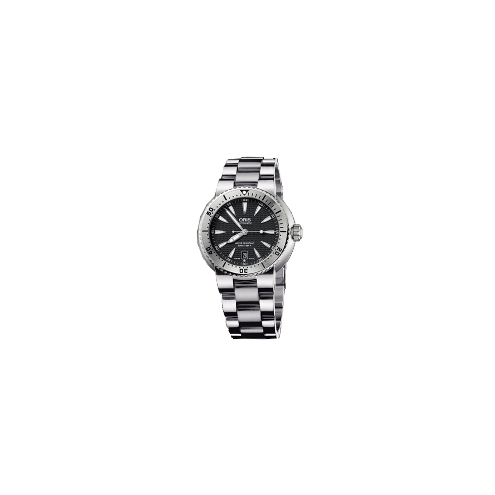 Oris Gents Drivers Gate Silver Tone Bracelet Watch 73375334154MB at Tesco Direct