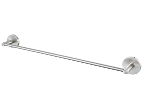 Image of Haceka Pro 2500 60cm Towel Rail In Brushed Silver