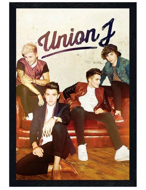 Image of Black Wooden Framed Union J Loving You Is Easy Poster