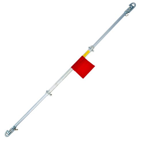 Image of Heavy Duty Steel Tow Pole With Storage Bag - Ideal For Car Or Workshop
