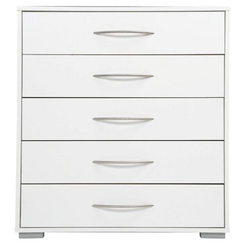 Image of Newport 5 Drawer Chest White