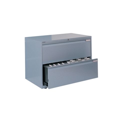 Image of Bisley Side Filer Cabinet 2 Drawer Grey 08sf2gy