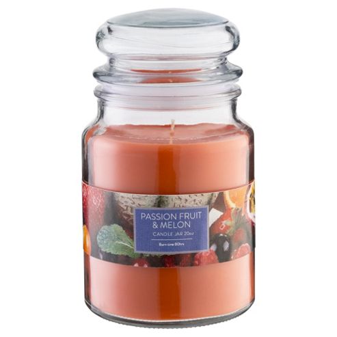 Image of Tesco Jar Candle, Passion Fruit & Melon