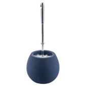 Tesco Rubber Touch Toilet Brush Holder Blue