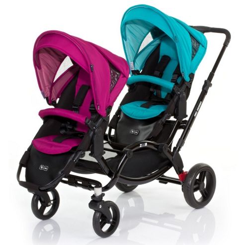 Image of Abc Design Zoom Tandem Pushchair (coral/grape)