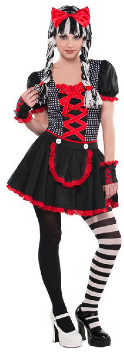 Image of Goth Doll - Teen Costume 11-12 Years