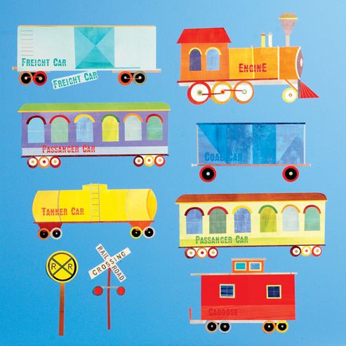 Image of Choo Choo Children's Wall Stickers