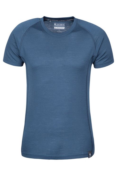 Image of Summit Mens Merino T-shirt - Navy