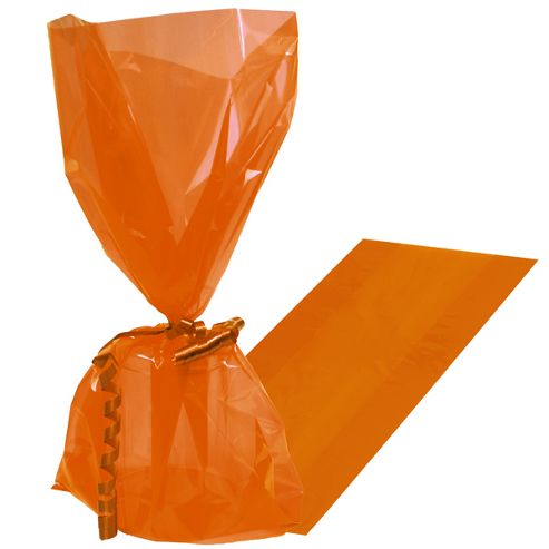 Image of Party Bags Orange Peel Cello Bags (25pk)