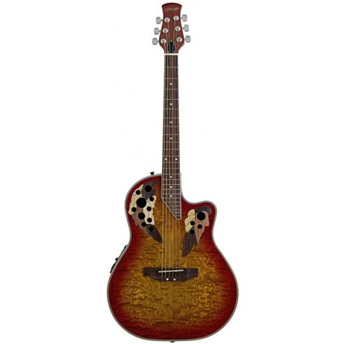 Image of Stagg A2006 Shallow Cutaway Electro Acoustic - Cherry