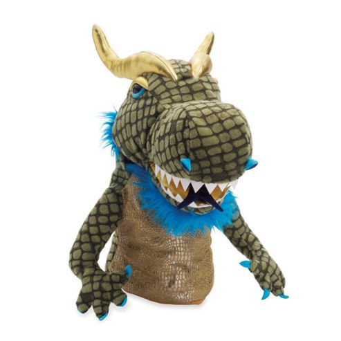 Image of Drago Dragon Hand Puppet By Manhattan Toy For 3yrs