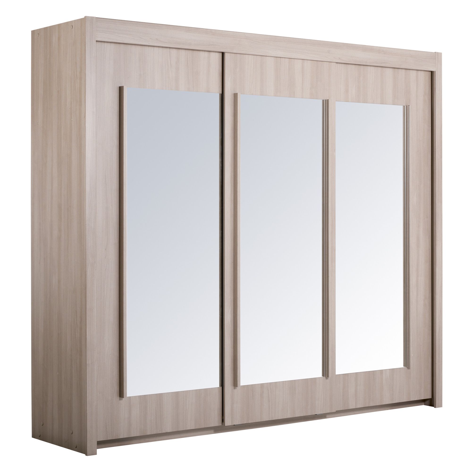 Parisot Essential Wardrobe with 3 Sliding Doors - Bruges at Tesco Direct