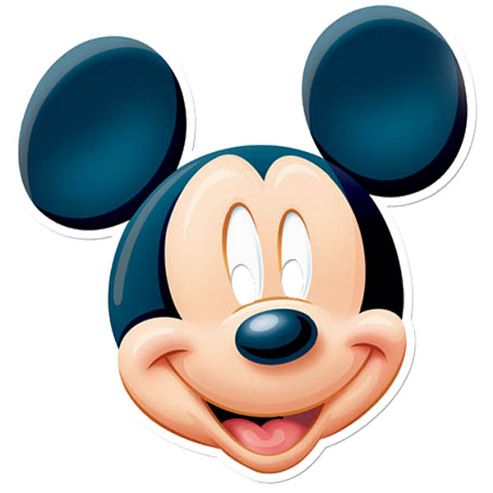 Image of Mickey Mouse - Cardboard Masks