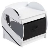 Speed Racer Bedside with black material drawer