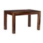 Indian Hub Cube Sheesham 120cm Dining Table