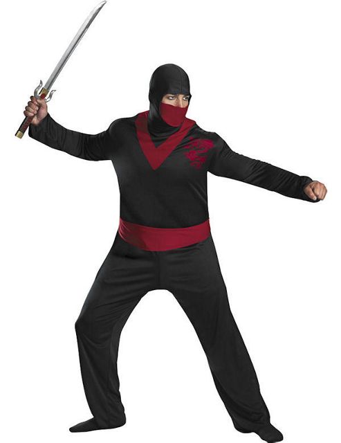 Image of Ninja Warrior Costume (plus Size)