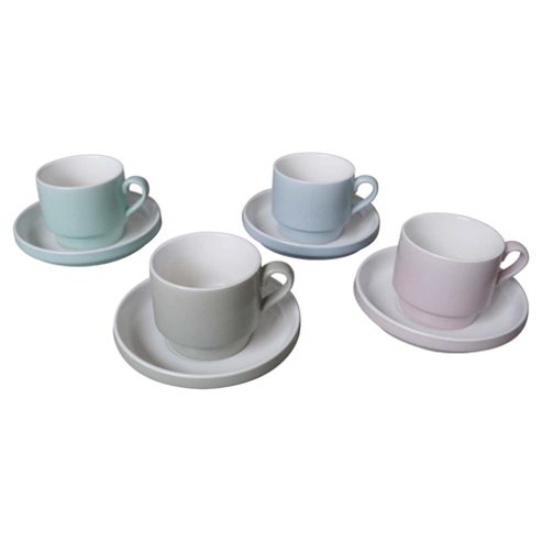 Image of Pastel Stacking Espresso 4pack
